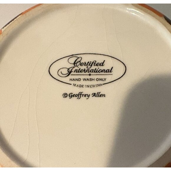 Certified International Coffee Canister 7" Tall  5.5 Wide  # 2836 - Picture 6 of 6